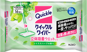 クイックルワイパー 立体吸着ウエットシート シトラスハーブ