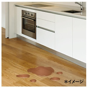 キッチン床の油汚れ