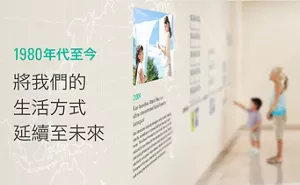 1980年代至今 將我們的 生活方式 延續至未來