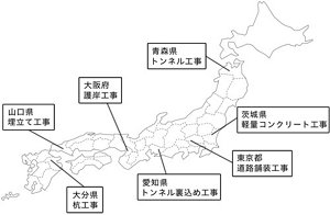 『ビスコトップ』を使用した工事例