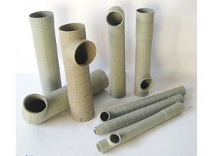 図1「紙ベース鋳造用湯道管(EGランナー)」