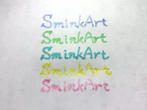 スミンクアートペンを使った試し書き