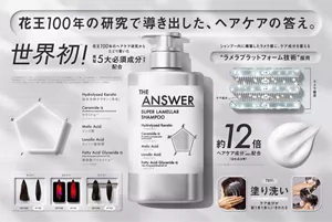 花王100年の研究で導き出した、ヘアケアの答え。「THE ANSWER(ジアンサー)」