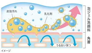 肌にごりくすみ除去処方イメージ図