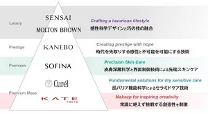 花王化粧品事業グローバル成長を担う戦略6ブランドポートフォリオ