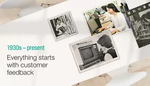 1930s - present Everything starts with customer feedback