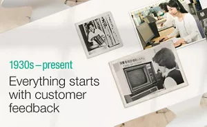 1930s - present Everything starts with customer feedback