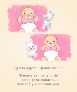 “¿Pasó algo?” “¡Smile smile!”  Siempre se mantendrán cerca para cuidar su delicada y vulnerable piel.
