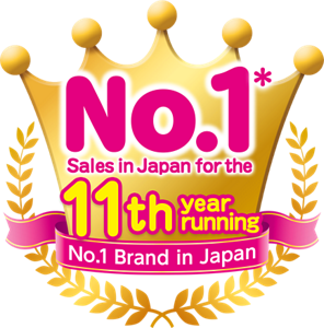 No. 1* sales in Japan for the 11th year running