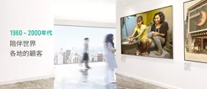 1960 - 2000年代 陪伴世界各地的顧客