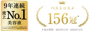 8年連続売上No.1美容液 ベストコスメ156冠