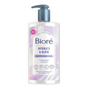 Bioré Hydrate & Glow Sanftes Waschgel