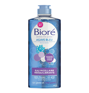 BIORÉ® EAU MICELLAIRE RÉÉQUILIBRANTE À L’AGAVE BLEU