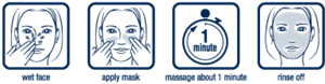 Biore One Min Mask Instructions