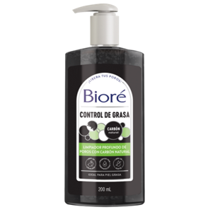 Bioré® Limpiador Profundo De Poros Con Carbón Natural