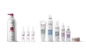 Goldwell products used during the post-care & styling phase of the service cycle