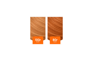 Two different orange colors and their codes