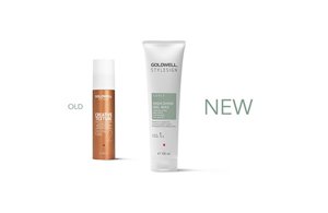 a package of goldwell stylesign crystal and turn high-shine gel wax on a white background