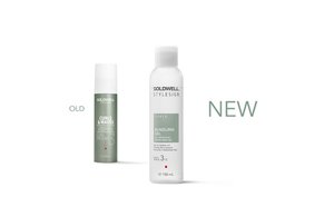 a package of goldwell stylesign curl splash and bundling gel on a white background