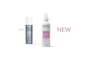 a package of goldwell stylesign soft volumizer and everyday blow-dry spray on a white background