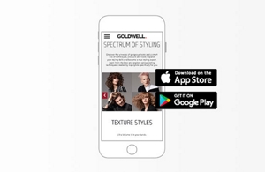 snimak ekrana na mobilnom telefonu aplikacije Goldwell Education plus koja je dostupna u Apple App Store i Google Play Store