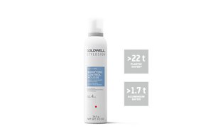 a package of goldwell stylesign bodifying mousse with two icons on a white background