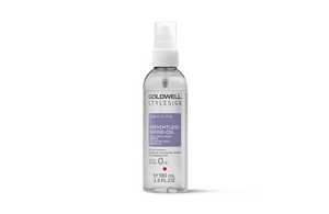 a package of goldwell stylesign weightless shine-oil on a white background