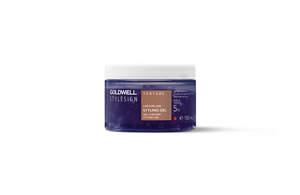 a package of goldwell stylesign lagoom jam styling gel on a white background