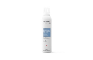 a package of goldwell stylesign bodifying brilliance mousse on a white background