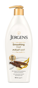 JERGENS<sup>®</sup>  SMOOTHING OUD DRY SKIN MOISTURIZER