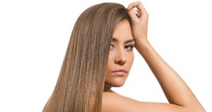 Beautiful girl with long hair