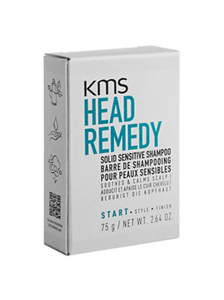 KMS goes solid headremedy solid sensitive shampoo bar