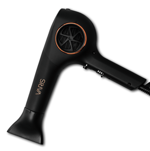 Black VARIS Dryer with diffuser attachment