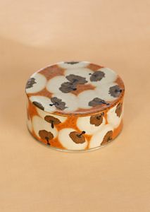 Coty Puffs Powder Box (Orange) | 1925 | Kanebo Antique Compact