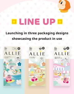 LINE UP. Launching in three packaging designs showcasing the product in use