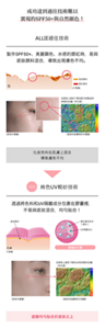 成功達到過往技術難以實現的SPF50+與自然顯色！
