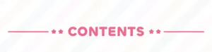 CONTENTS