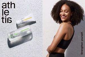 画像：active & goのモデルと商品イメージ