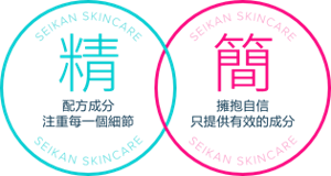 配方成分 注重每一個細節 擁抱自信 只提供有效的成分