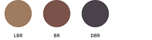 LBR, BR, DBR