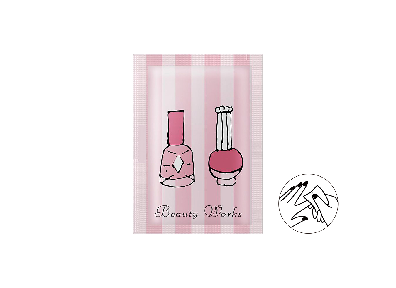 ネイルカラーリムーバーシート Beauty Works ビューティ ワークス カネボウ化粧品