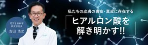 私たちの皮膚の表皮・真皮に存在する 「ヒアルロン酸を解き明かす!!」