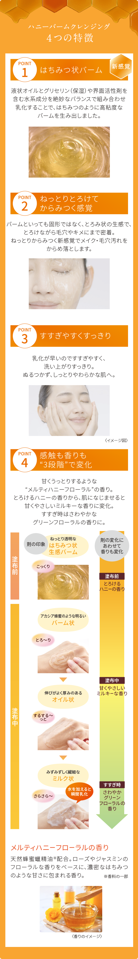ハニーバームクレンジング | DEW Skincare Holic | カネボウ化粧品
