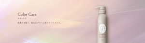 Color Care　マスカラタイプのヘアコンシーラーと 色落ちを防ぐ洗えるクリーム状トリートメント。