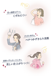 かきたい汗、かきたくない汗イメージ