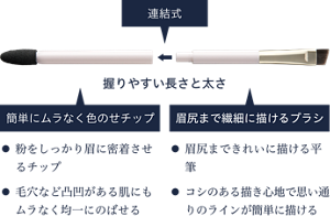 連結できるチップ＆ブラシの特長と使い方