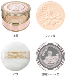 本品 レフィル パフ 透明シート×2