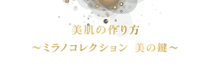 美肌の作り方 ～ミラノコレクション 美の鍵～