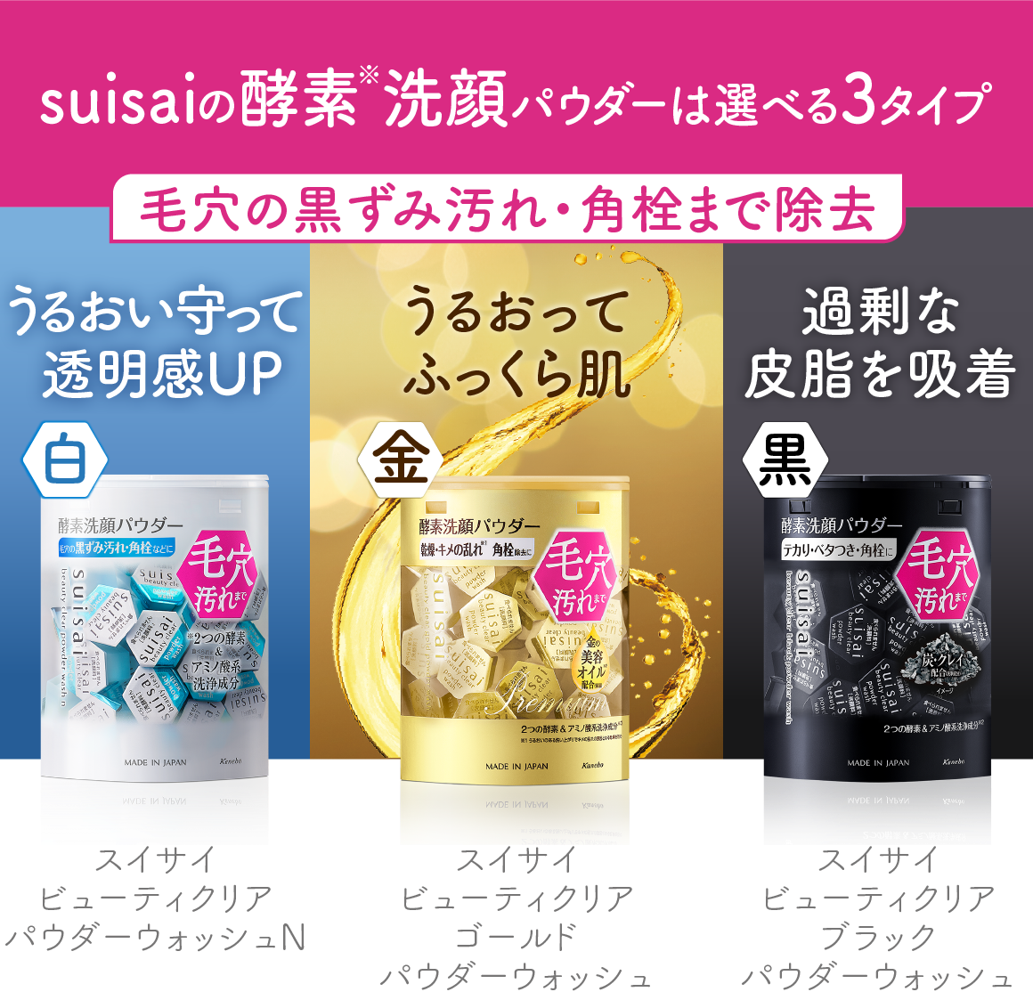 プロフィール必ずお読みくださいsuisai　酵素洗顔パウダー13個セット　ブラック　ゴールド