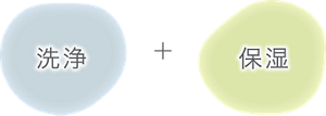 洗浄+保湿